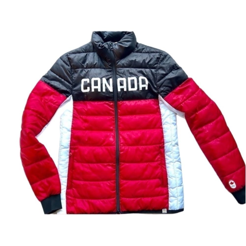 Hudson Bay Olympics team  Canada puffer woman, size x small  winter jacket coat
